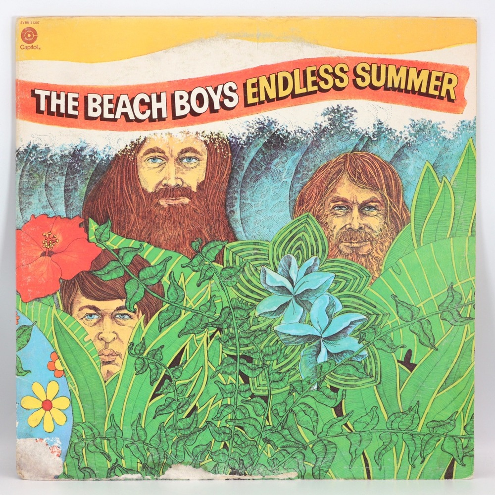 The Beach Boys Endless Summer Vinyl LP 12" Orange Label 1974 Surf Rock